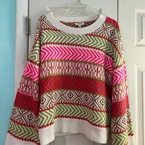 Colorful Knit Sweater